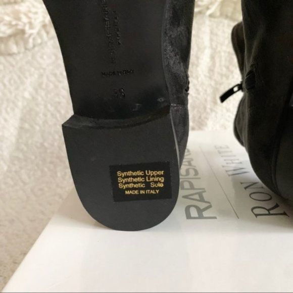 RON WHITE jamiee vegan rubber sole ankle boot grey - Picture 13 of 15